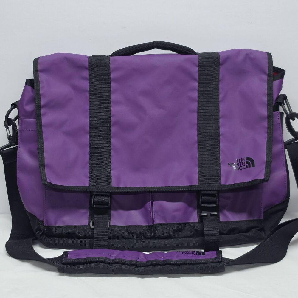 The North Face Purple Messenger Bag Laptop Shoulder Bag